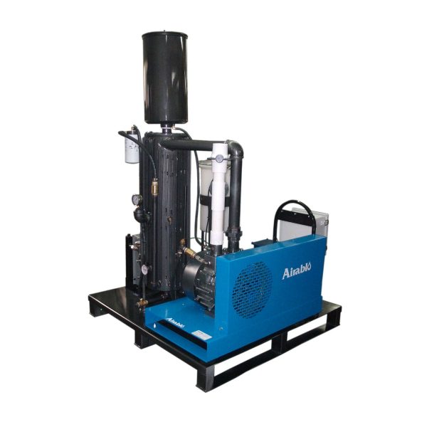 3 HP Airablo Vacuum Pump w Flood Oil System and Oil Cooler Kit (30 cfm) Online Sale - Image 2