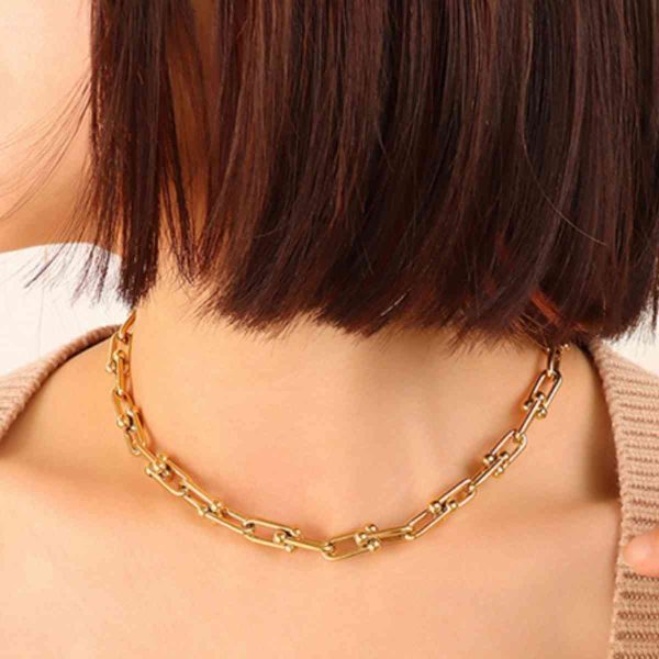 Chunky Chain Titanium Steel Necklace Supply - Image 3