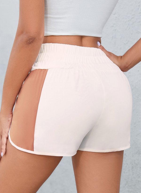Color Block Wide Waistband Shorts Online now - Image 3