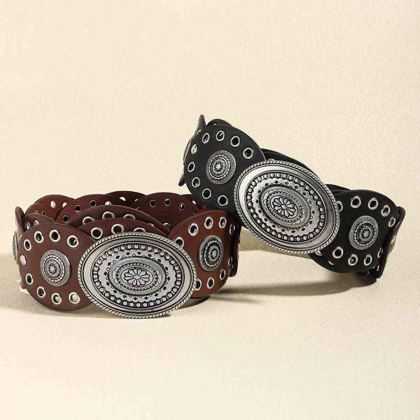 Oval PU Belt Hot on Sale