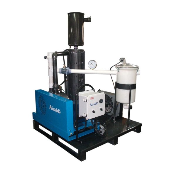 3 HP Airablo Vacuum Pump w Flood Oil System and Oil Cooler Kit (30 cfm) Online Sale - Image 3