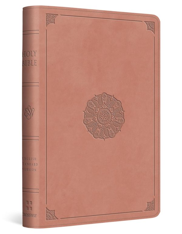 ESV Compact Bible (Trutone, Blush Rose, Emblem Design) Discount
