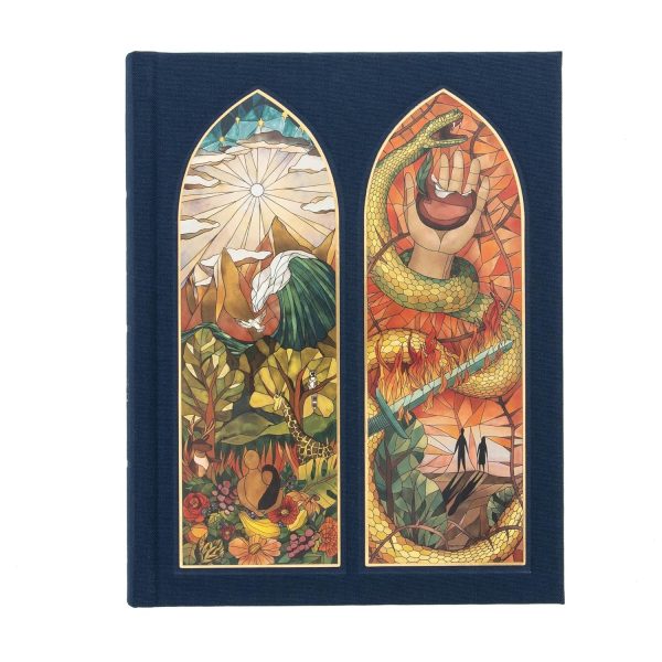 CSB Notetaking Bible, Stained Glass Edition, Sapphire Cloth Over Board Online Hot Sale